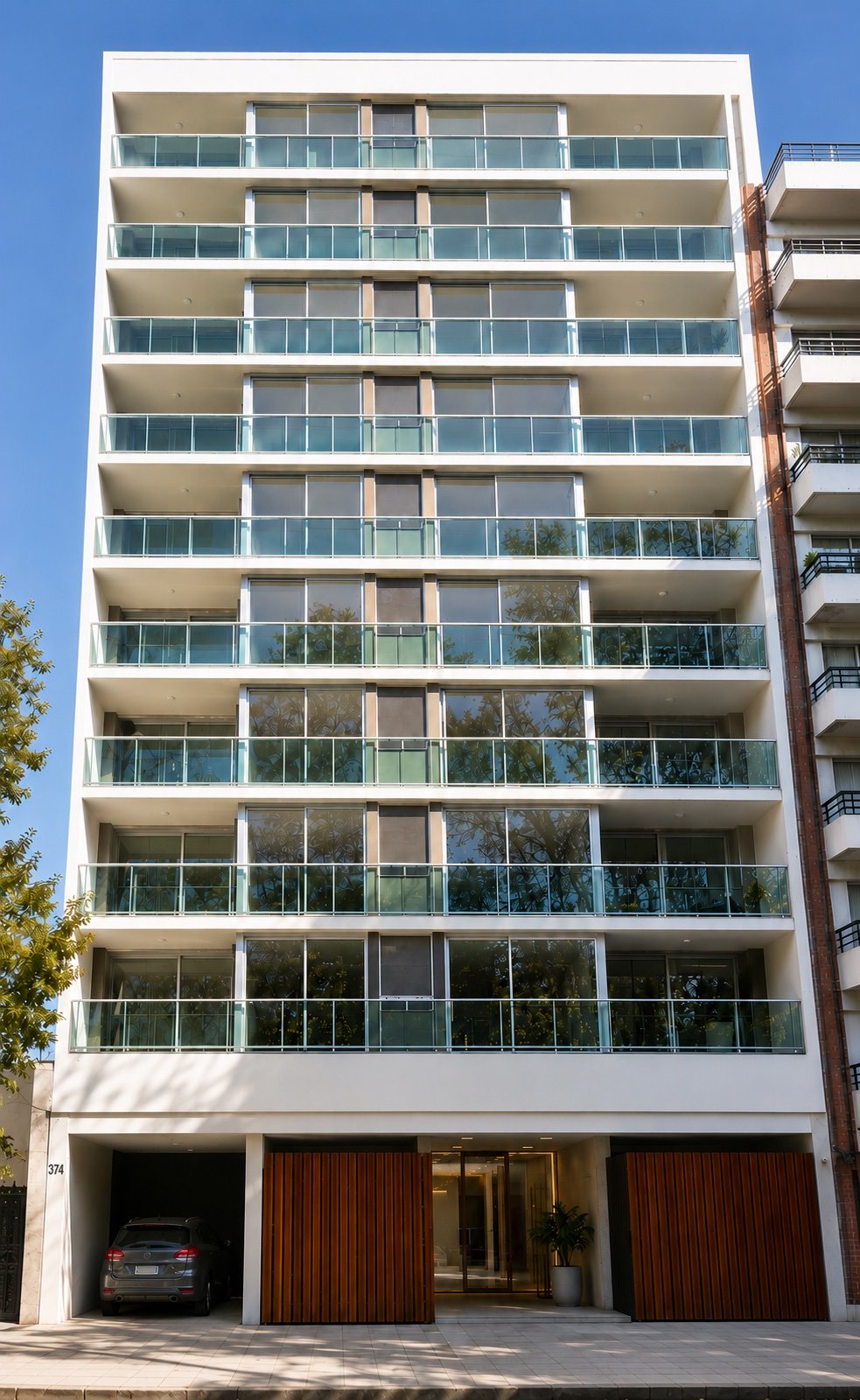 Fachada exterior del edificio Pacheco 2910 en Villa Urquiza
